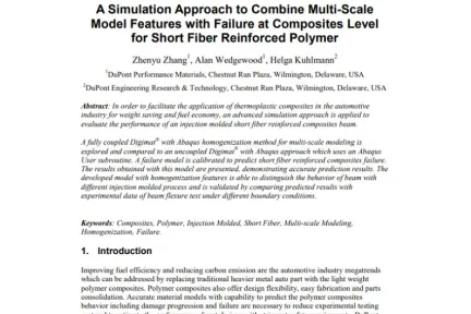 A Simulation Approach to Combine Multi-Scale Model Features with Failure at Composites Level for Short Fiber Reinforced Polymer