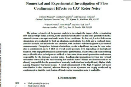 Numerical and Experimental Investigation of Flow Confinement Effects on UAV Rotor Noise