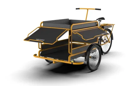 El innovador triciclo eléctrico de Tigoona Mobility beneficia a los vendedores callejeros indios