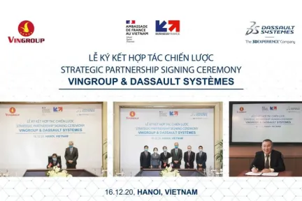 Vingroup Signs MoU with Dassault Systèmes To Promote Its Digital Transformation