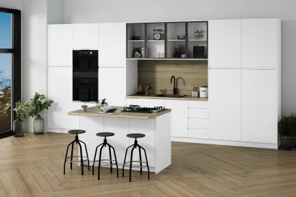 Front Elevation View, 2D plans and Annotations: The Cutting-Edge Features of HomeByMe Kitchen Planner