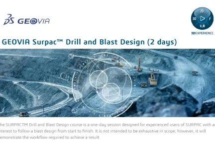 GEOVIA Surpac Drill and Blast Course