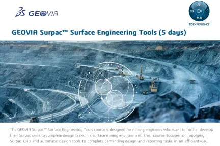 GEOVIA Surpac Surface Engineering Tools Course