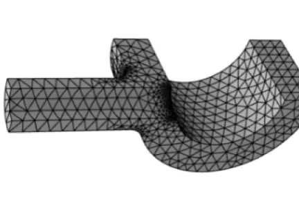 Intersecting Pipes - Tetrahedron Mesh - Design with SOLIDWORKS