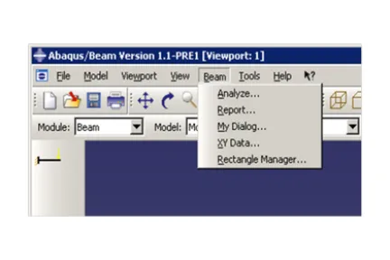 GUI Customization with Abaqus