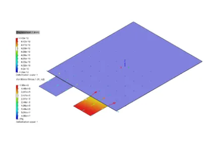 Structural Simulation: Thermal-Electrochemical-Stress Analysis