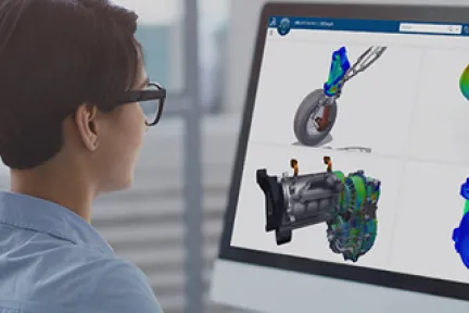 PLM Express Design and Simulation Engineering door opener flyer