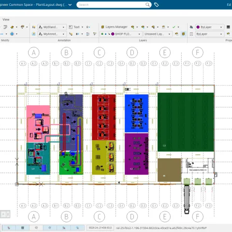 Screenshot of the xDraftSight interface showing 2D drafting tools running in a web browser on the 3DEXPERIENCE platform.