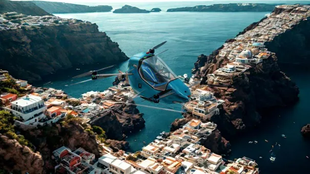 IGeTECH Hummingbird autonomous eVTOL air taxi designed with Dassault Systèmes 3DEXPERIENCE platform.