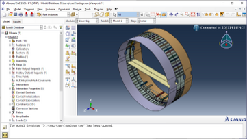 Simulation of aircraft fuselage