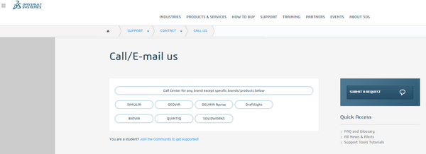 Contact Us page
