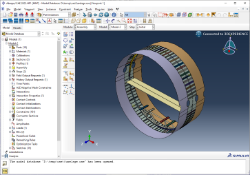 Simulation of aircraft fuselage