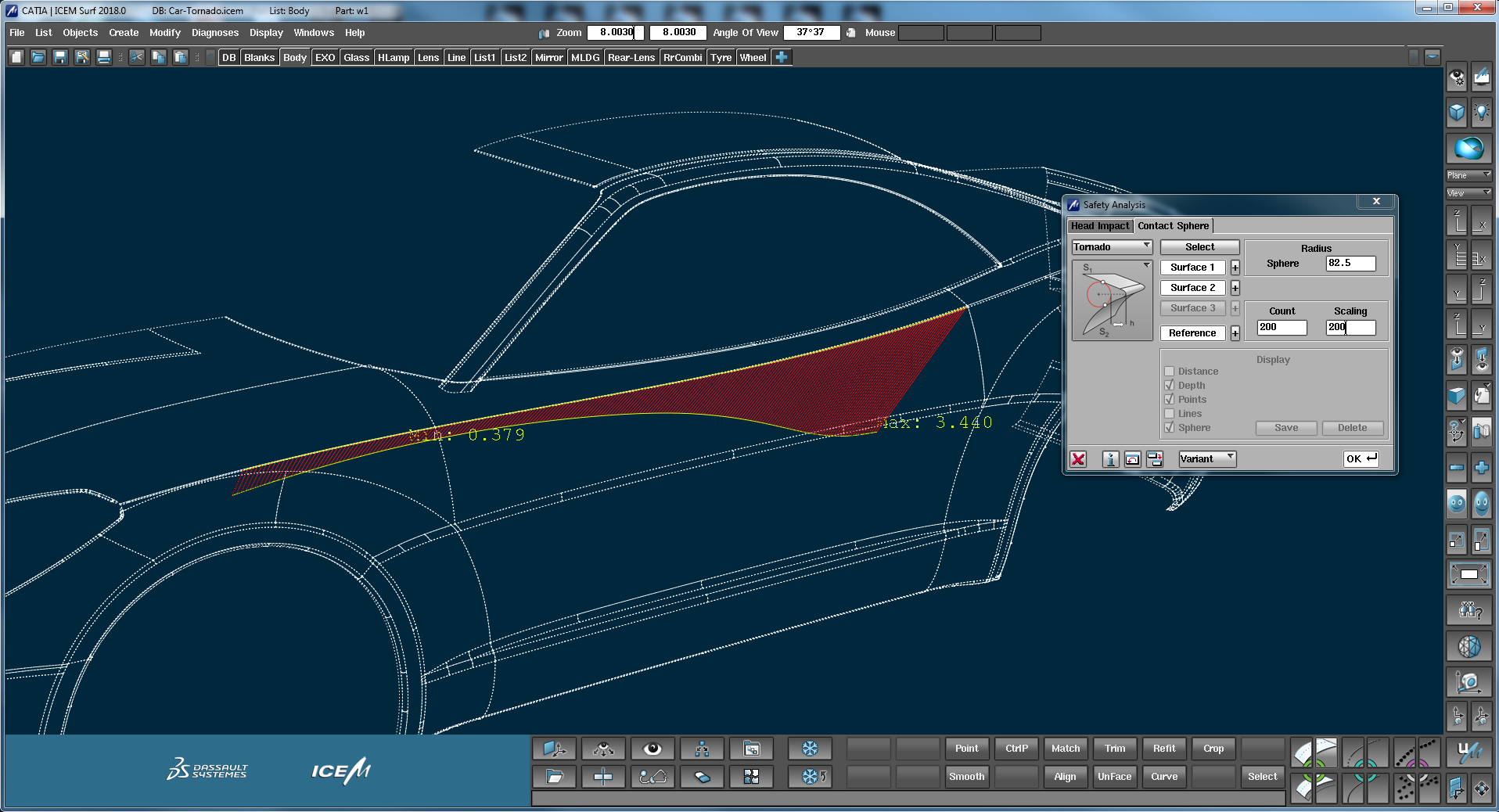 Latest release ICEM SURF Dassault Systèmes®